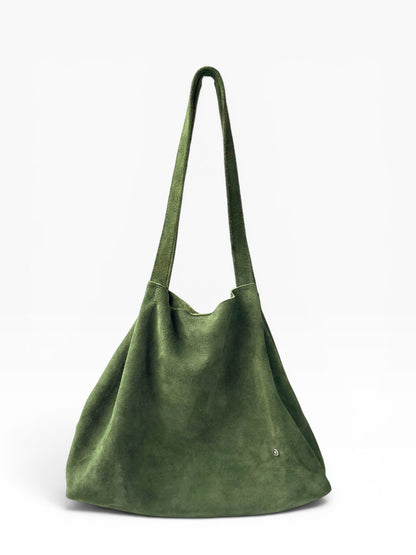 Bolso Oversized Tote Bag mod Bulgaria *Nobuk Verde*