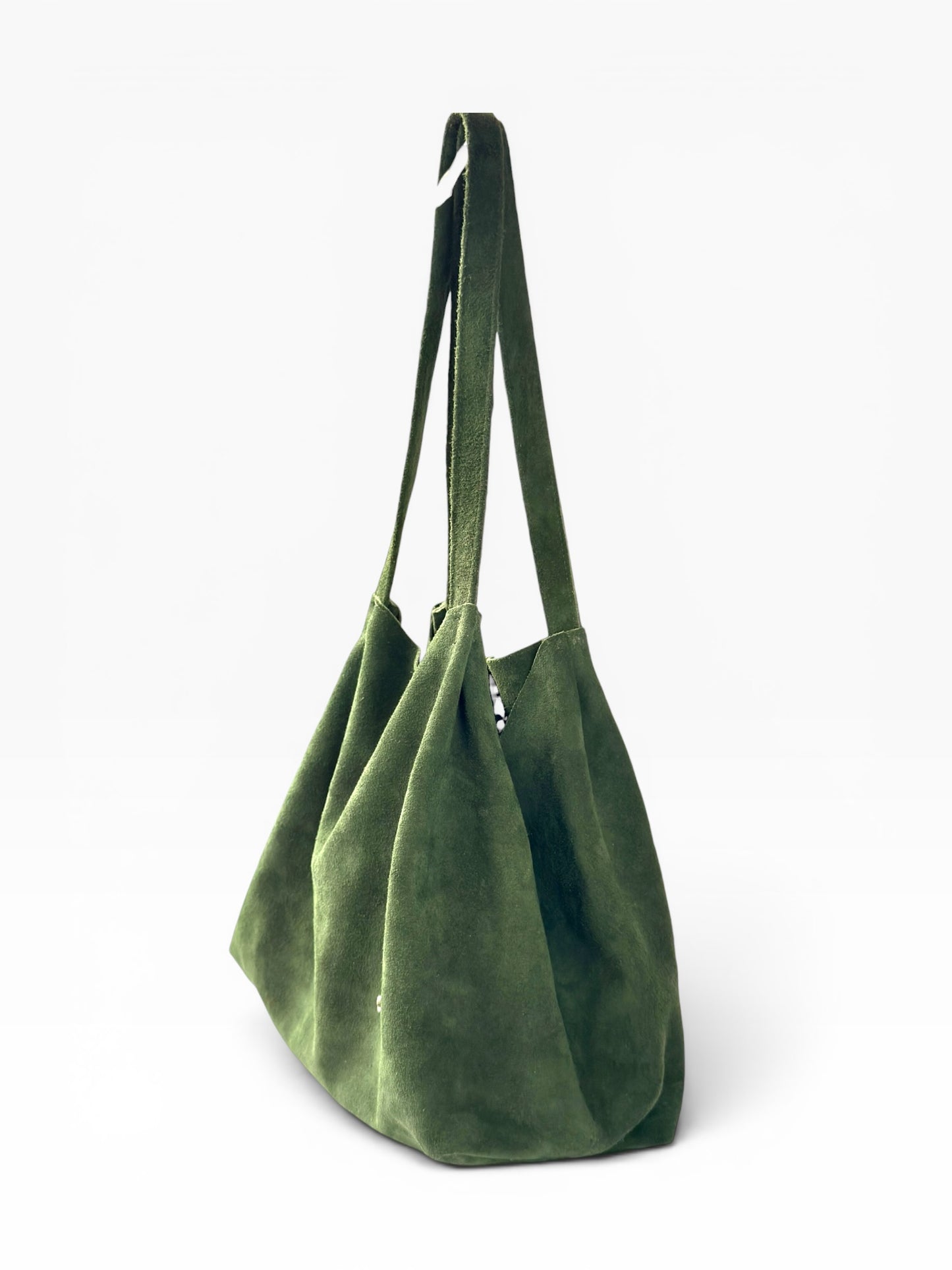 Bolso Oversized Tote Bag mod Bulgaria *Nobuk Verde*