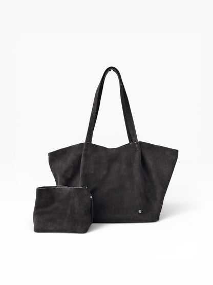 Bolso Oversized Tote Bag mod Bulgaria *Nobuk Negro*