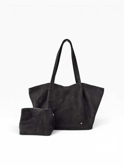 Bolso Oversized Tote Bag mod Bulgaria *Nobuk Negro*