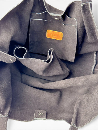 Bolso Oversized Tote Bag mod Bulgaria *Nobuk Negro*