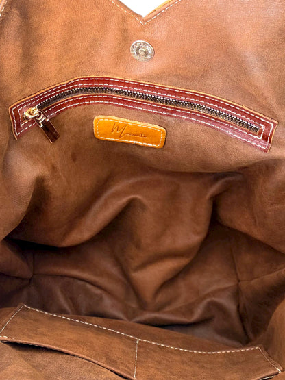 Bolsa Mod Argentina cuero Bovino *Pull roble*