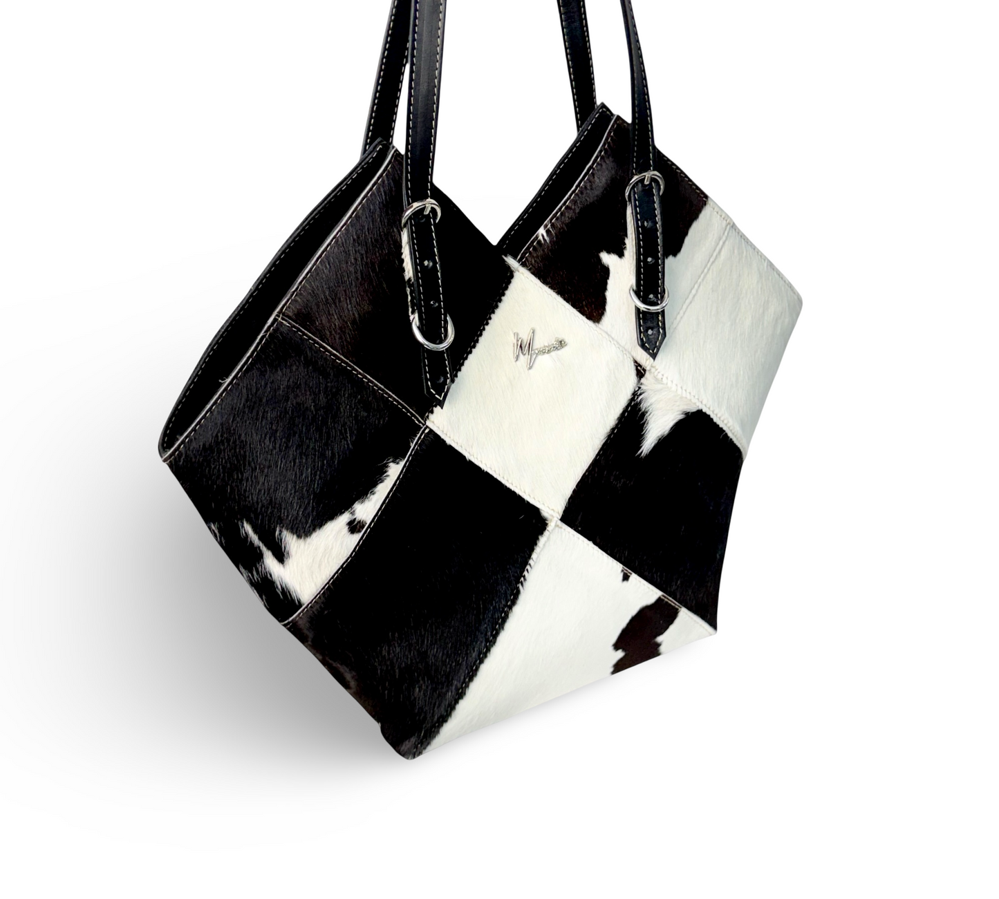 Bolsa Mod Argentina cuero Bovino *Pelo Bovino NB*