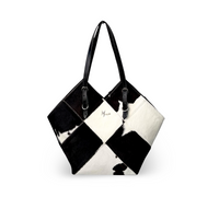 Bolsa Mod Argentina cuero Bovino *Pelo Bovino NB*