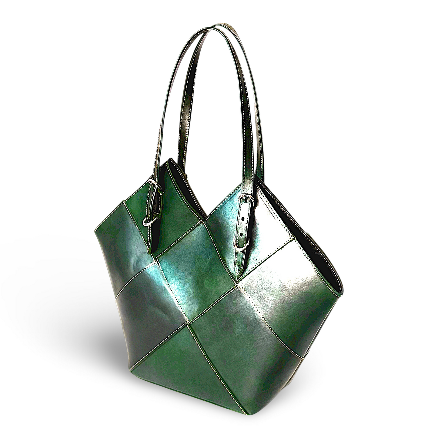 Bolsa Mod Argentina cuero Bovino *Pull VERDE*