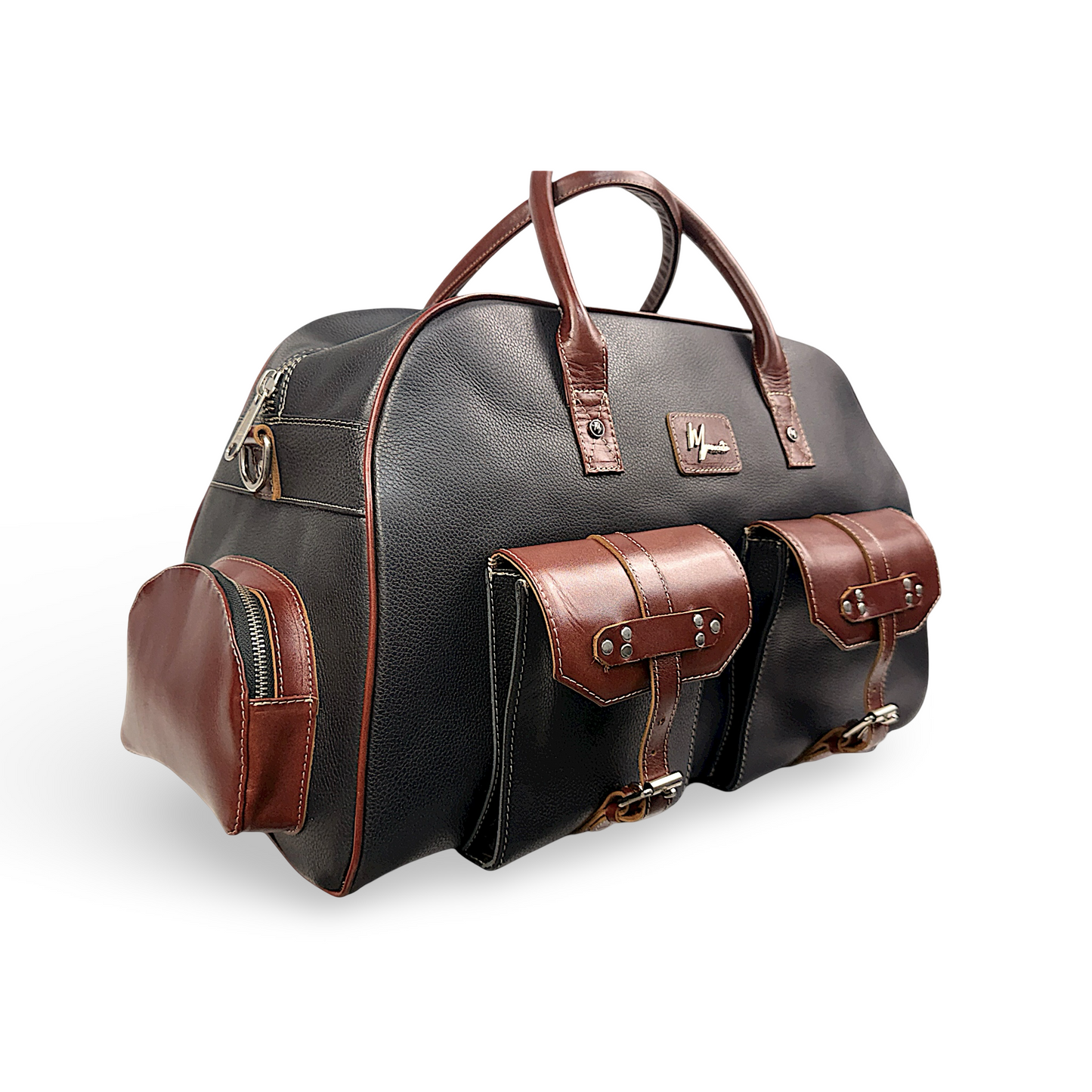 Maleta mod Belgica Negro/Roble