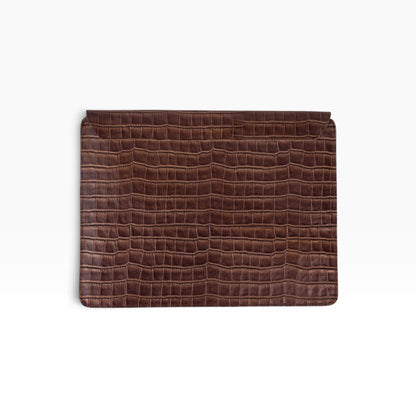 PORTA LAPTOP FIELTRO INTERNO MOD KANSAS Grabado de Cocodrilo