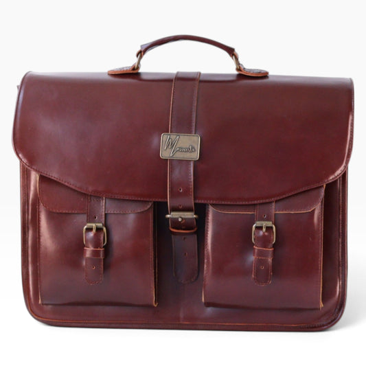 New Portafolio 100% CUERO Mod. Messenger (Pull Shedron)