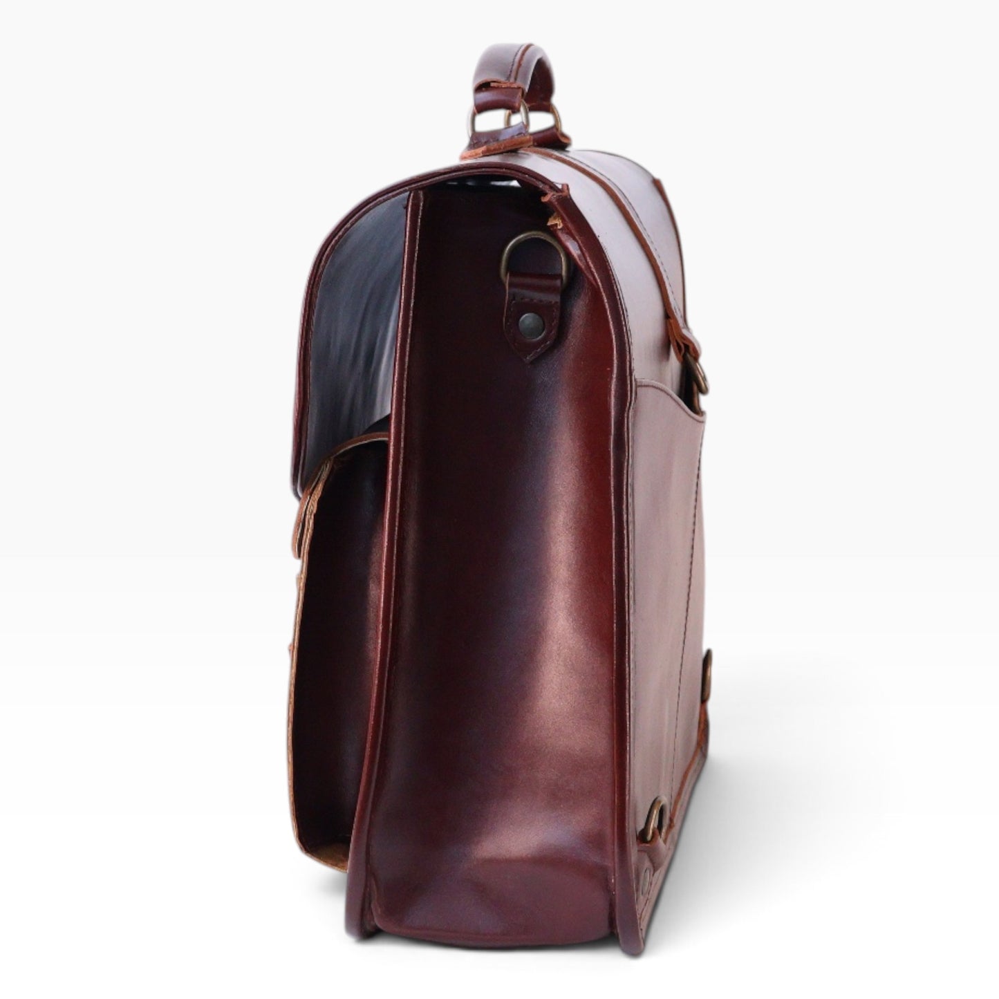 New Portafolio 100% CUERO Mod. Messenger (Pull Shedron)