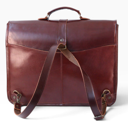 New Portafolio 100% CUERO Mod. Messenger (Pull Shedron)