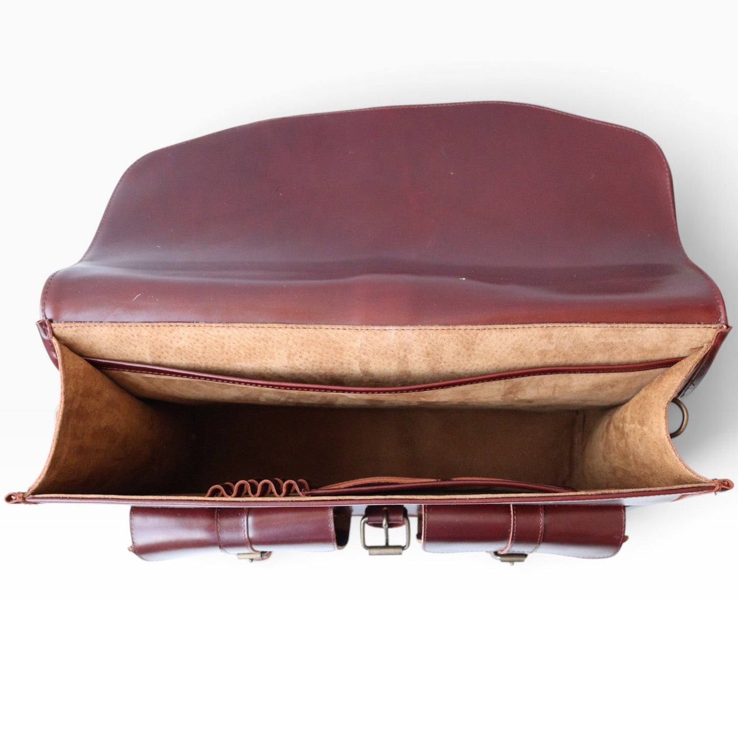 New Portafolio 100% CUERO Mod. Messenger (Pull Shedron)
