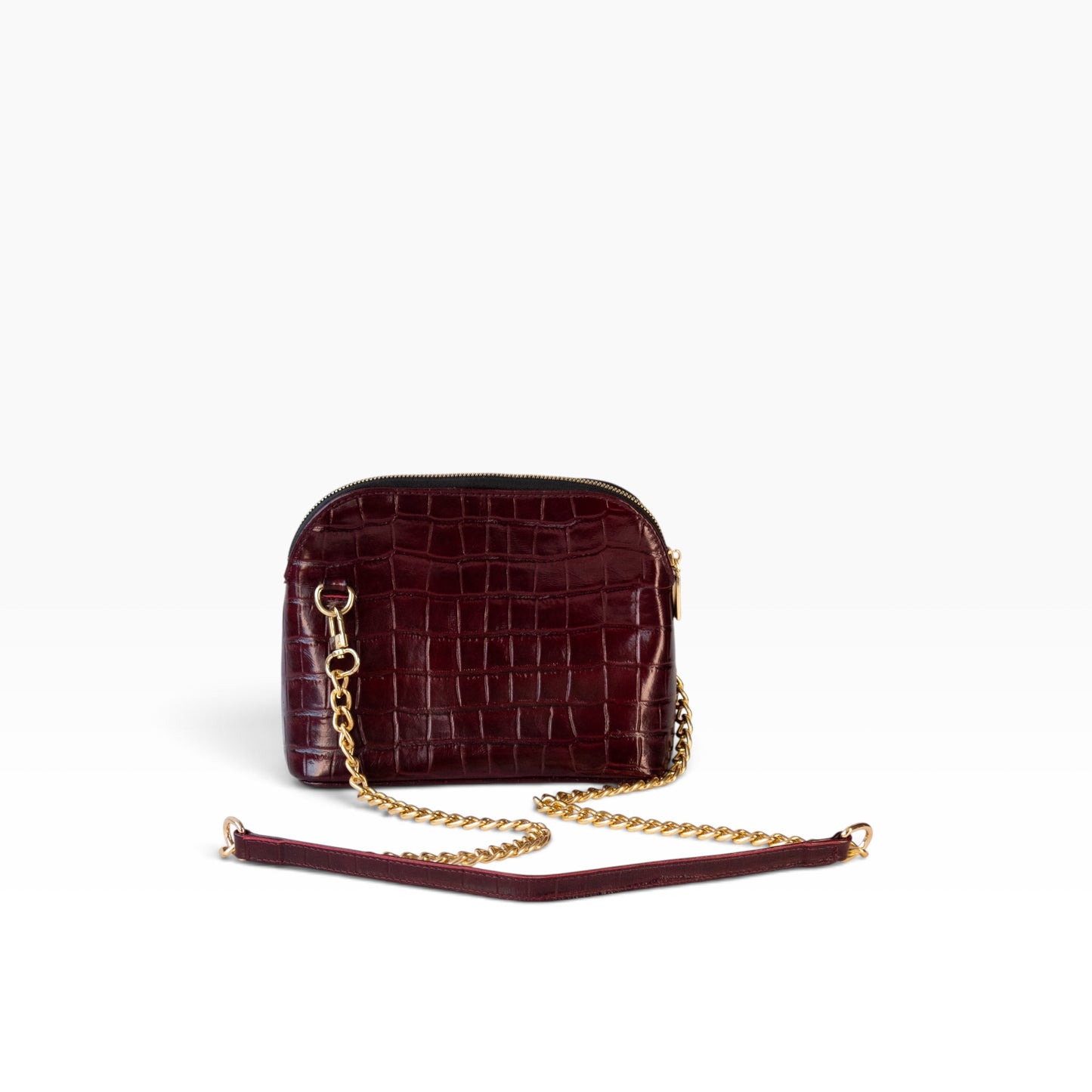Bolso Crossbody mod Suecia Grabado Grabado de Cocodrilo