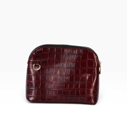 Bolso Crossbody mod Suecia Grabado Grabado de Cocodrilo