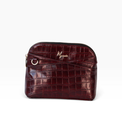 Bolso Crossbody mod Suecia Grabado Grabado de Cocodrilo