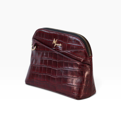 Bolso Crossbody mod Suecia Grabado Grabado de Cocodrilo