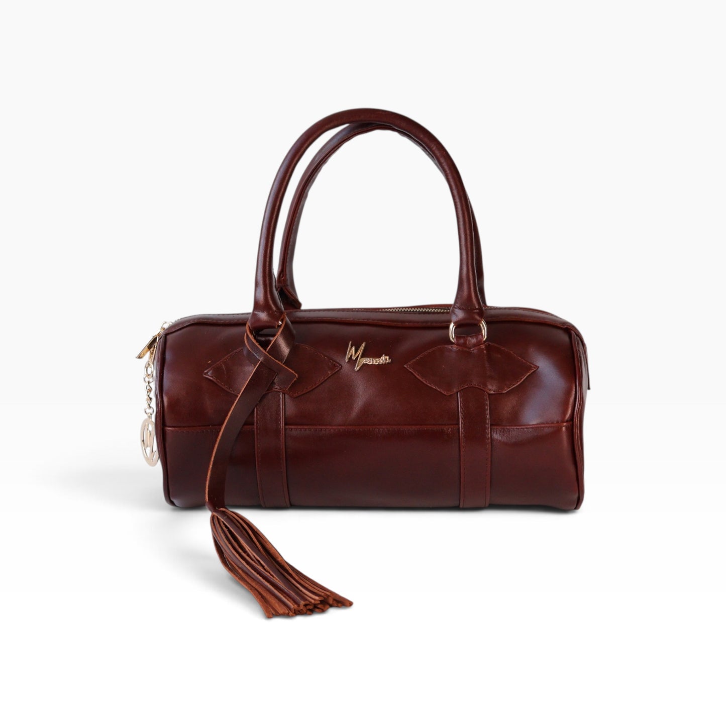 Bolso Dama Cilíndrico 100% Piel Mod duffle Praga  *Pull Shedron*