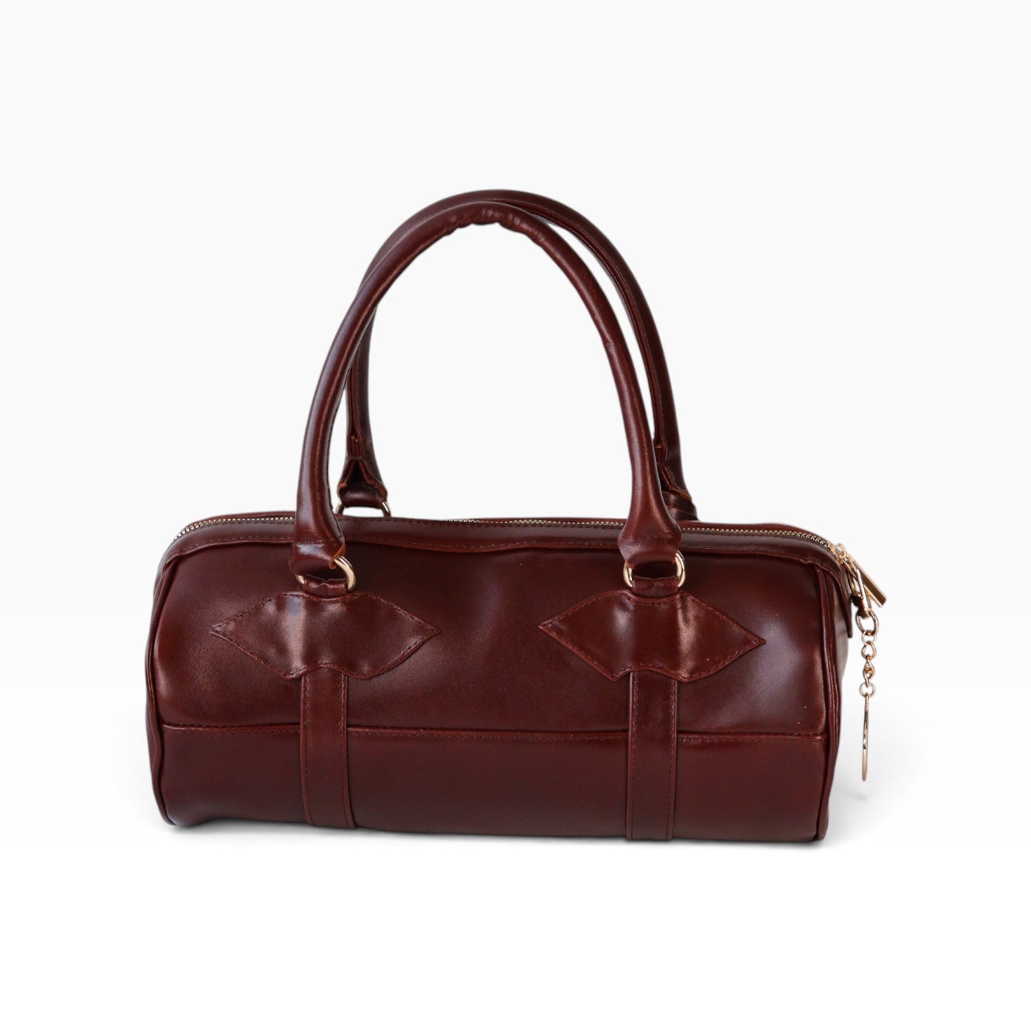 Bolso Dama Cilíndrico 100% Piel Mod duffle Praga  *Pull Shedron*