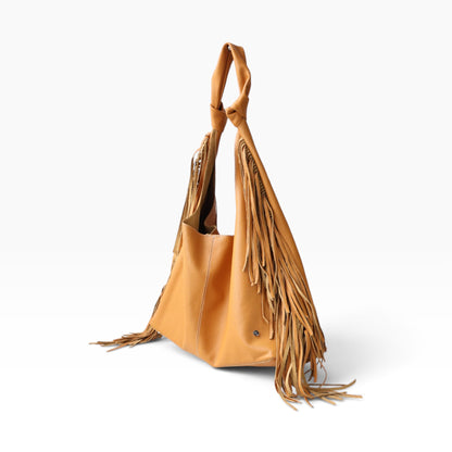 Bolso Hobo Mod Inglaterra *Color Mostaza con Tiras*