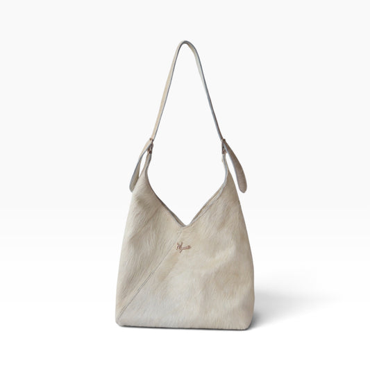 Bolso mod  Nigeria Asa Ajustable  *Pelo Natural *