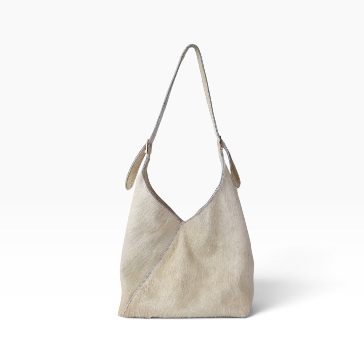 Bolso mod  Nigeria Asa Ajustable  *Pelo Natural *