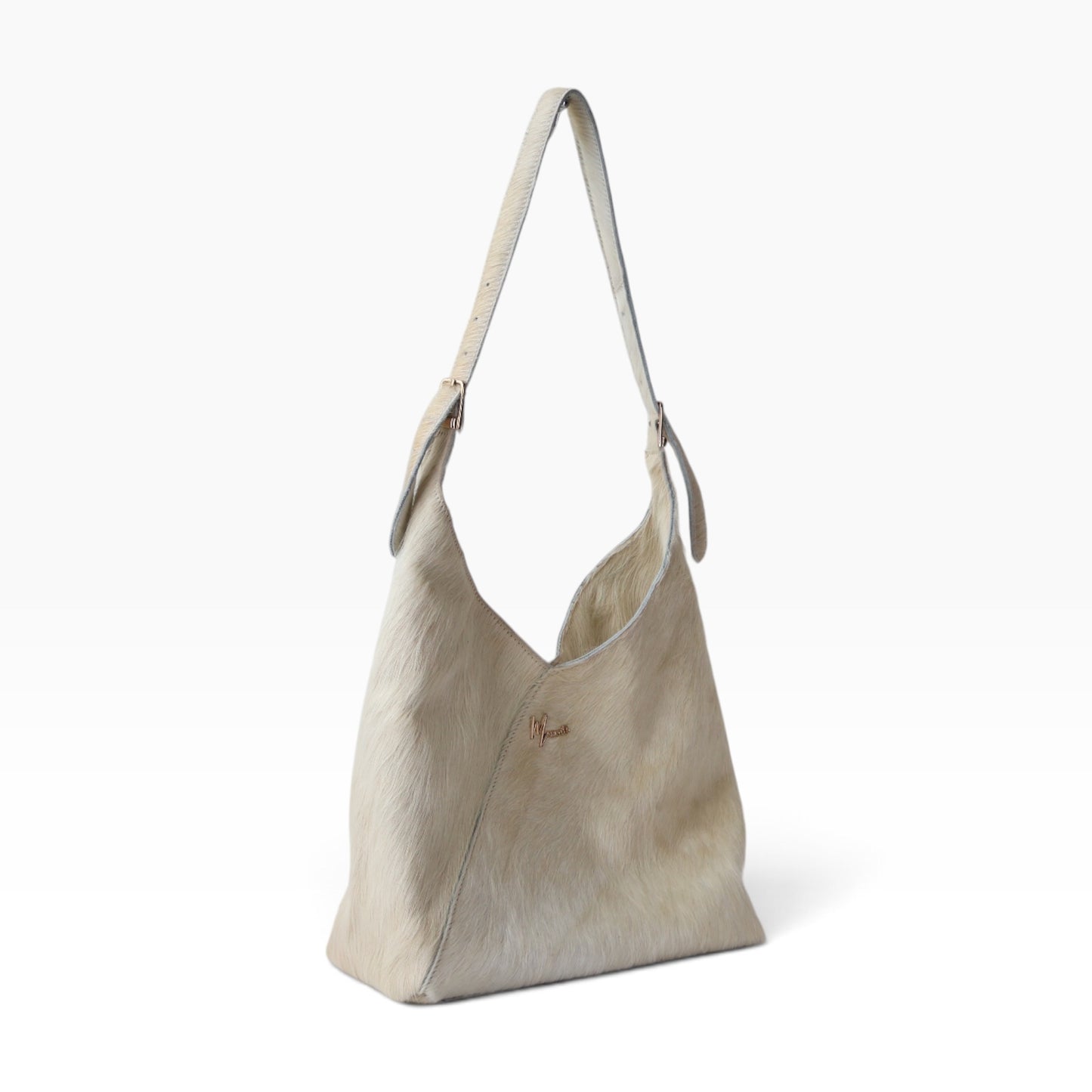 Bolso mod  Nigeria Asa Ajustable  *Pelo Natural *