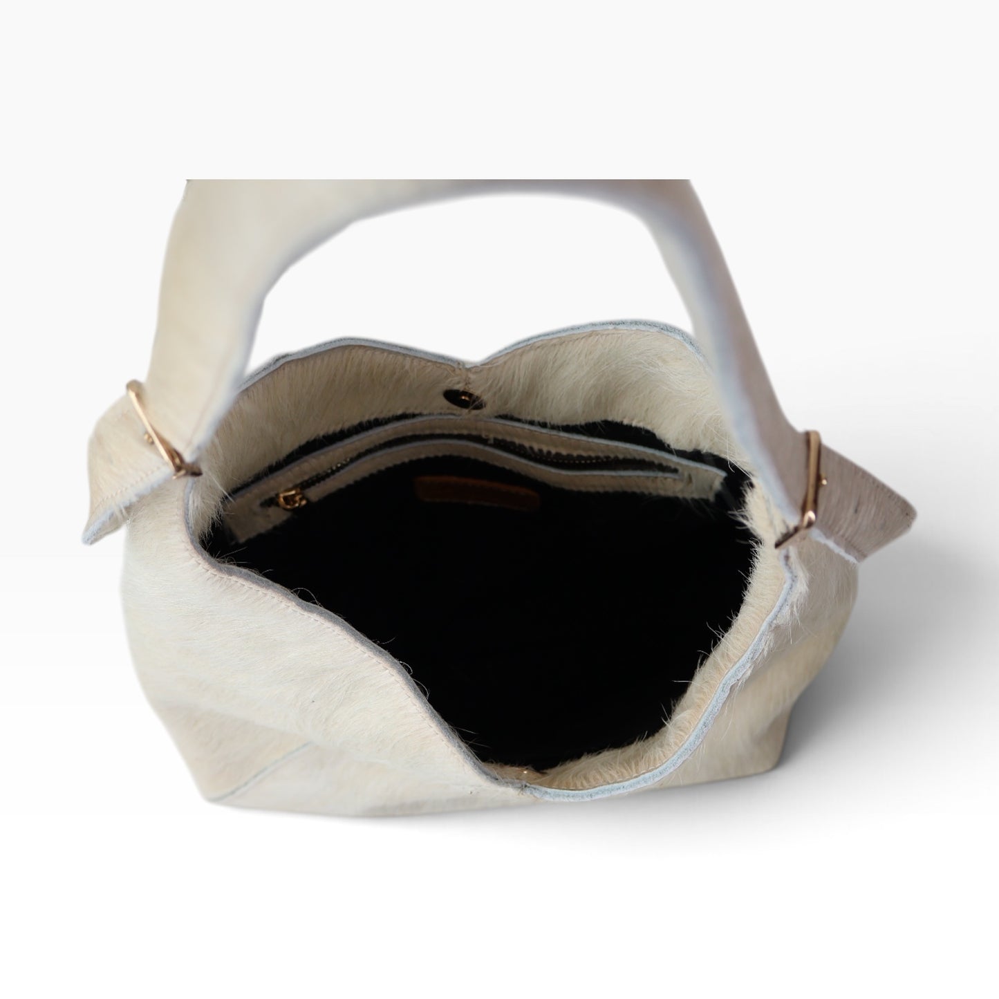 Bolso mod  Nigeria Asa Ajustable  *Pelo Natural *