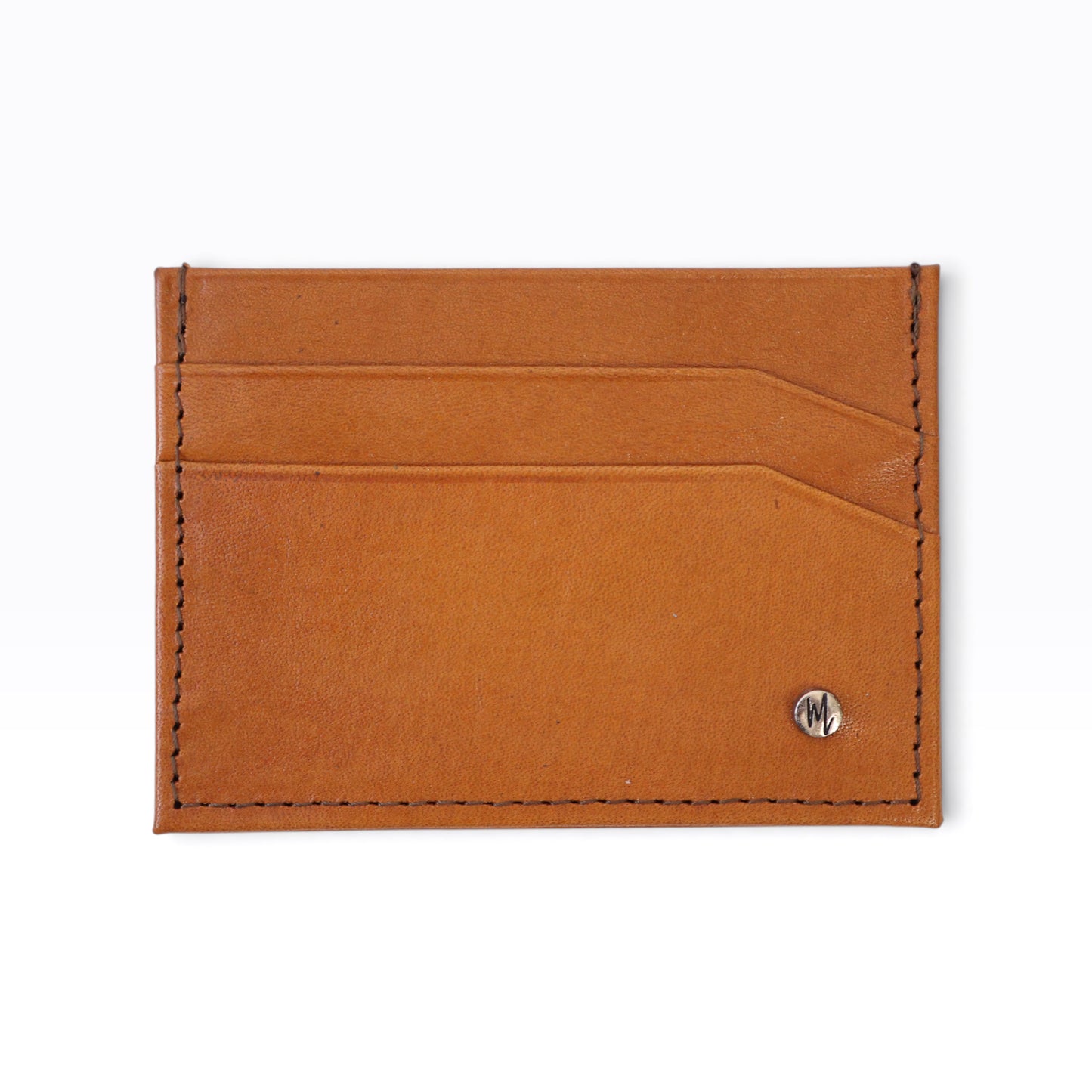 Tarjetero  Sencillo mod 1 Cuero Pull Miel