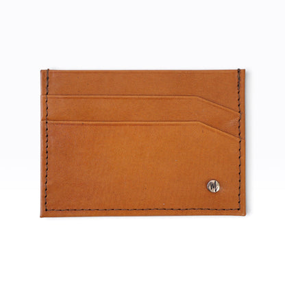 Tarjetero  Sencillo mod 1 Cuero Pull Miel