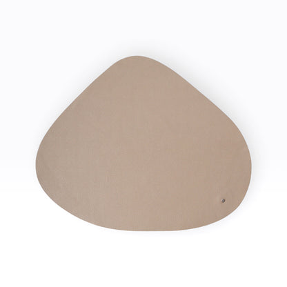 Set Individual bajo plato mantel  y Portavasos de Piel Premium | Mosvarti Flother Camel