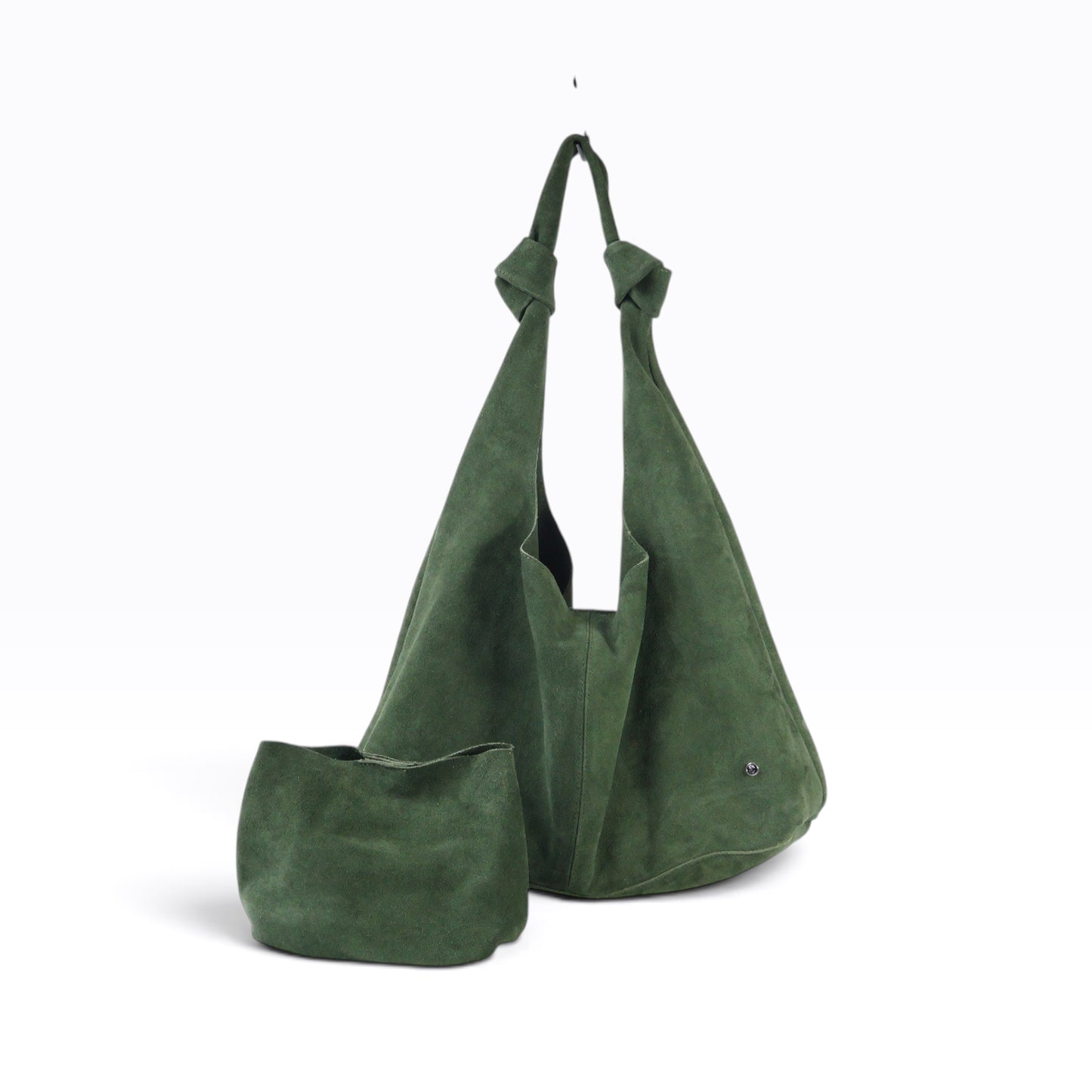 Bolso Hobo Mod Inglaterra  *Gamuza Verde