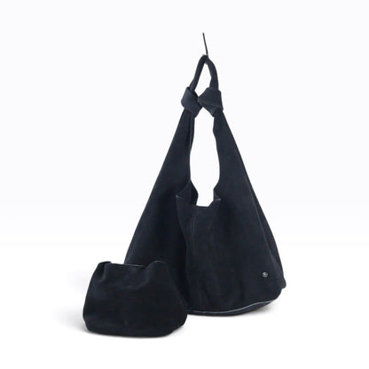 Bolso Hobo Mod Inglaterra  *Gamuza Negra*