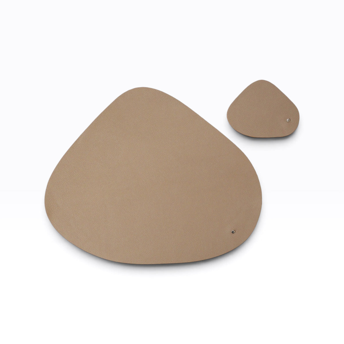 Set Individual bajo plato mantel y Portavasos de Piel Premium | Mosvarti Flother Camel - mosvartimxSet Individual bajo plato mantel y Portavasos de Piel Premium | Mosvarti Flother Camel