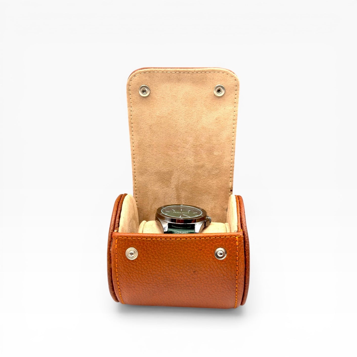 Estuche porta reloj de cuero genuino Mosvarti protector premium