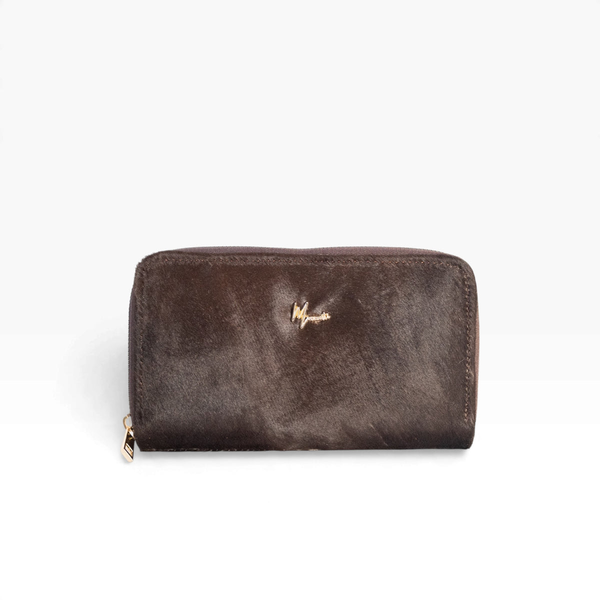 Cartera para Dama en Piel Pelo de Vaca negro