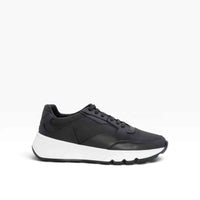 Tenis piel genuina mod 40002 Pull Up Negro / Negro Flother