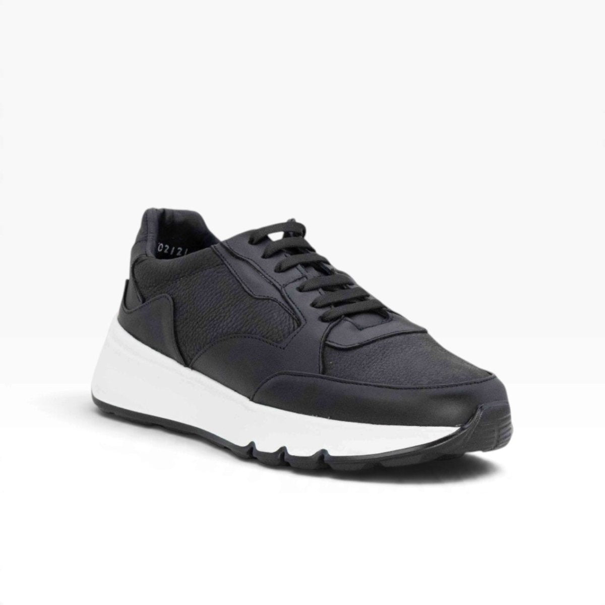 Tenis piel genuina mod 40002 Pull Up Negro / Negro Flother - MosvartiTenis piel genuina mod 40002 Pull Up Negro / Negro Flother