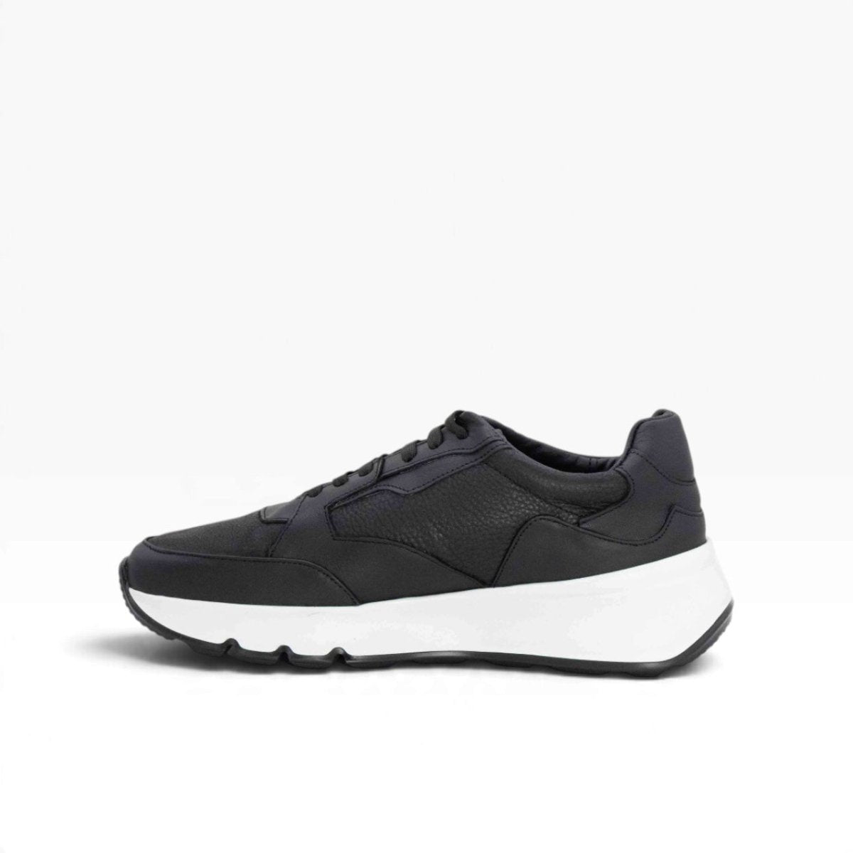 Tenis piel genuina mod 40002 Pull Up Negro / Negro Flother - MosvartiTenis piel genuina mod 40002 Pull Up Negro / Negro Flother