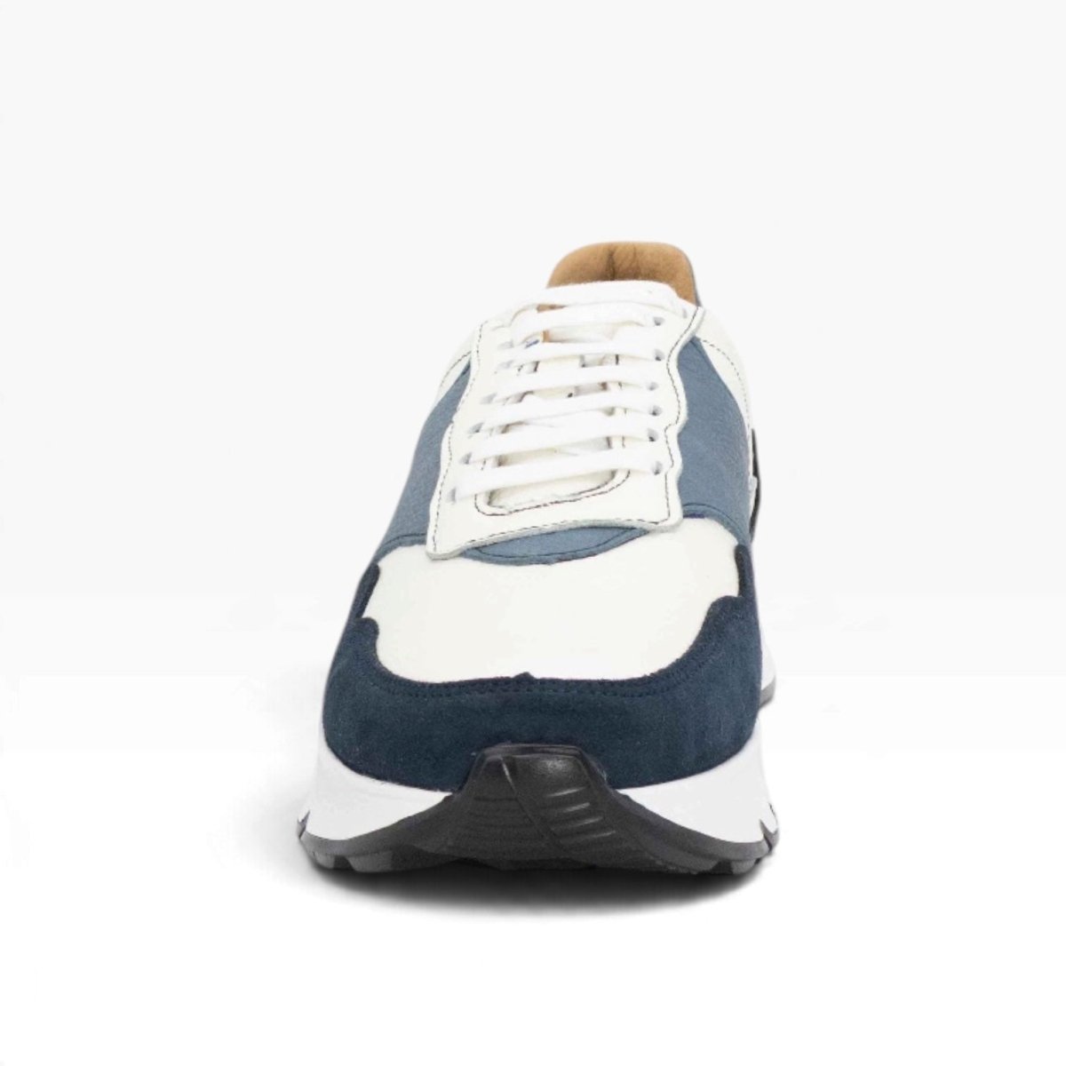 Tenis piel genuina mod 40010 Gamuza Azul / Flother Blanco - MosvartiTenis piel genuina mod 40010 Gamuza Azul / Flother Blanco