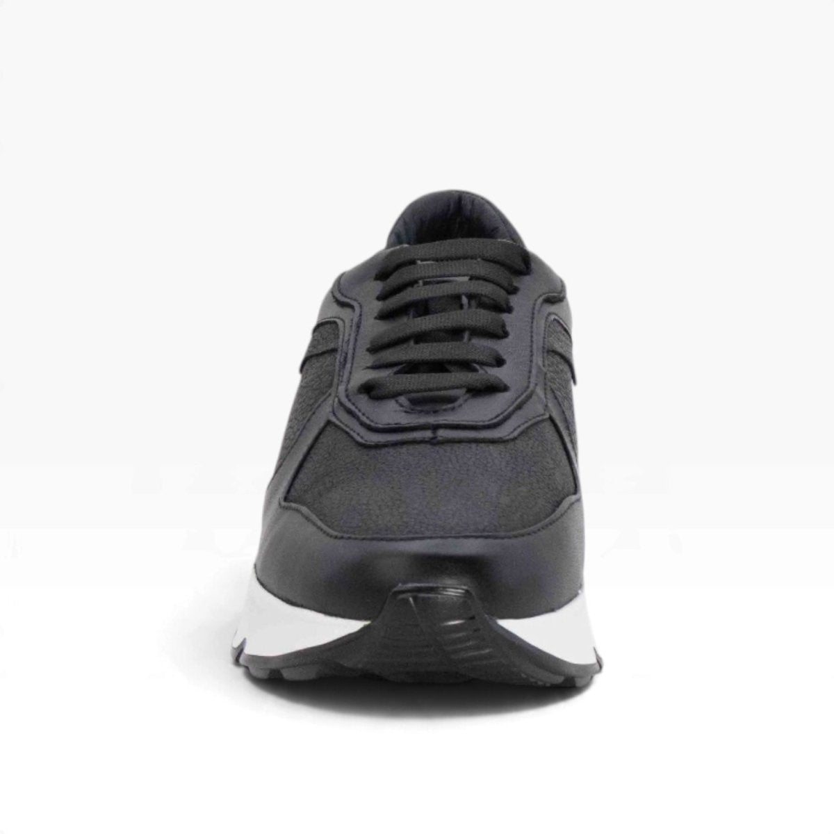 Tenis piel genuina mod 40015 Pull Up Negro / Negro Flother - MosvartiTenis piel genuina mod 40015 Pull Up Negro / Negro Flother