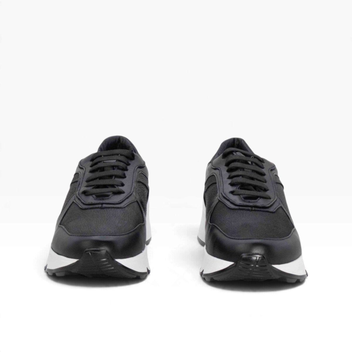 Tenis piel genuina mod 40015 Pull Up Negro / Negro Flother - MosvartiTenis piel genuina mod 40015 Pull Up Negro / Negro Flother