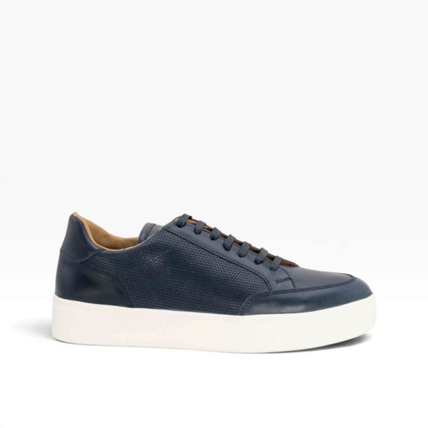 Tenis piel genuina mod 16000 Pull Up Azul