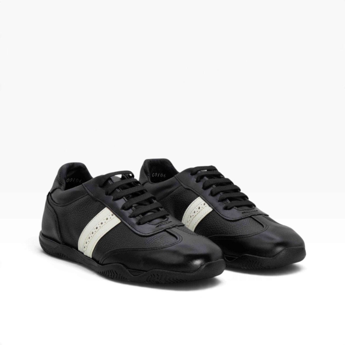 Tenis piel genuina mod 10000_5 Flother Negro / Pull Up Negro - MosvartiTenis piel genuina mod 10000_5 Flother Negro / Pull Up Negro