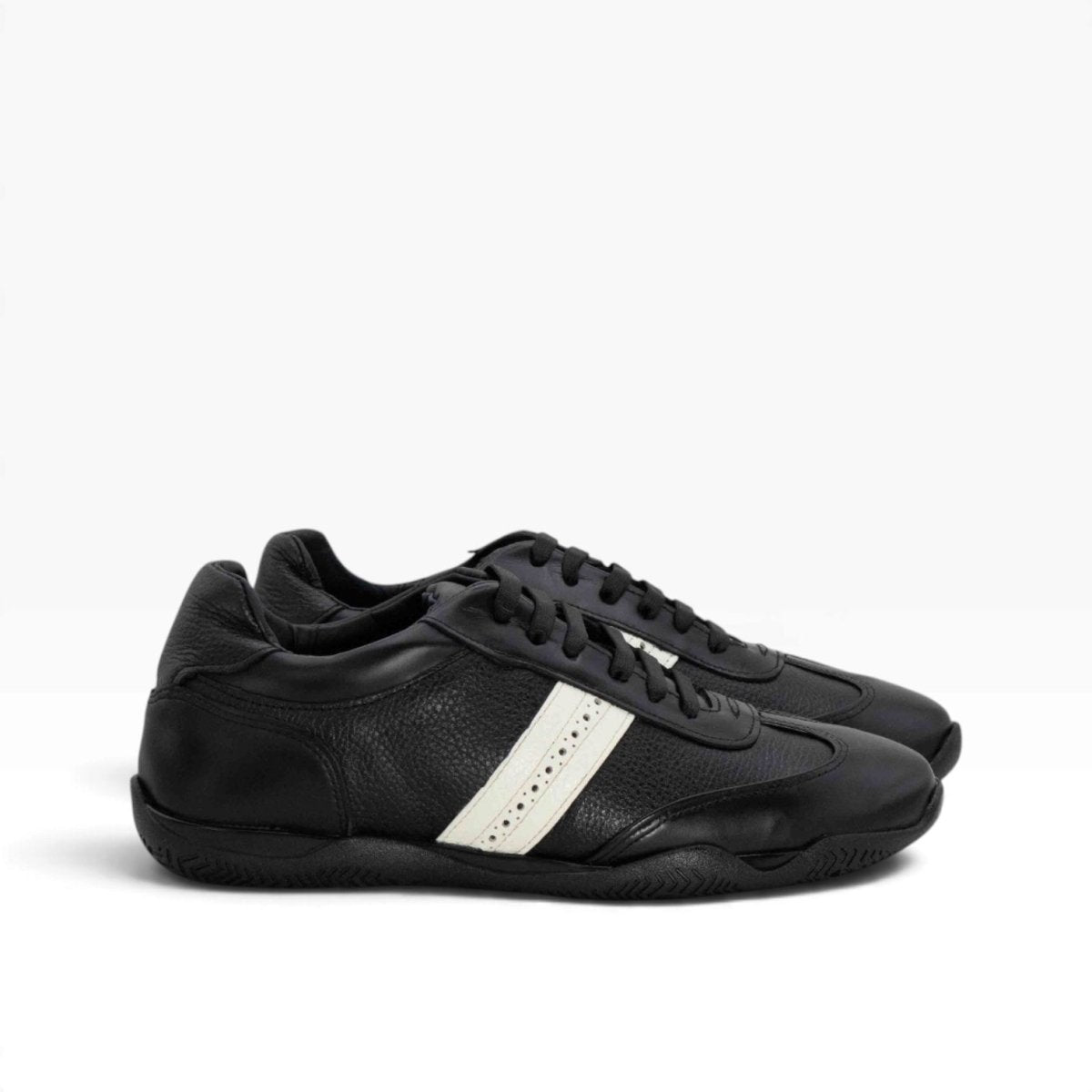 Tenis piel genuina mod 10000_5 Flother Negro / Pull Up Negro - MosvartiTenis piel genuina mod 10000_5 Flother Negro / Pull Up Negro