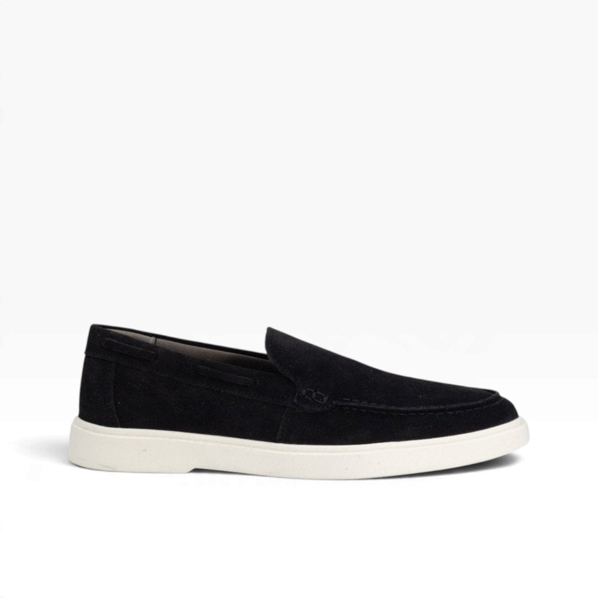 Loafers piel genuina mod 15000 Gamuza Negro - MosvartiLoafers piel genuina mod 15000 Gamuza Negro