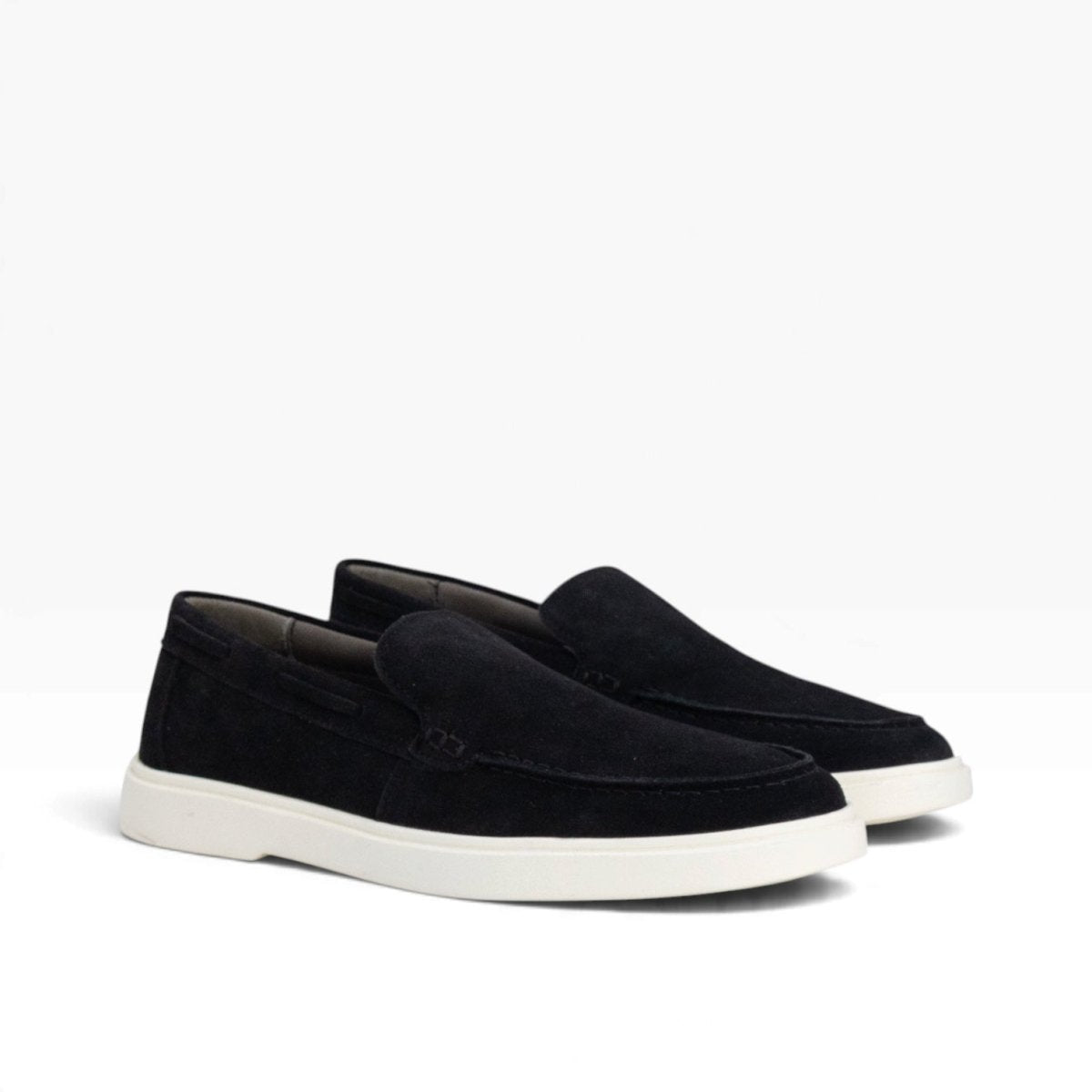 Loafers piel genuina mod 15000 Gamuza Negro - MosvartiLoafers piel genuina mod 15000 Gamuza Negro