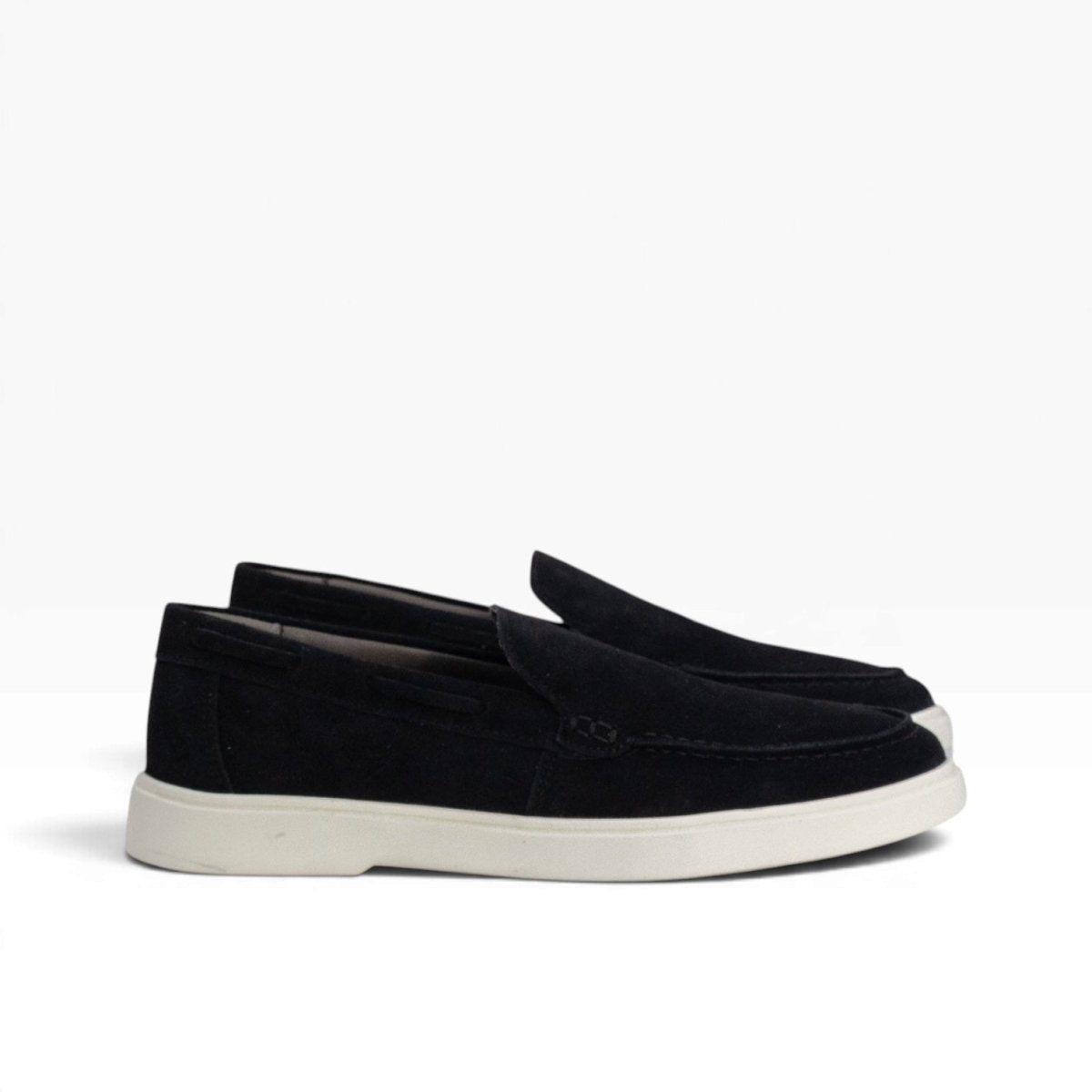 Loafers piel genuina mod 15000 Gamuza Negro - MosvartiLoafers piel genuina mod 15000 Gamuza Negro