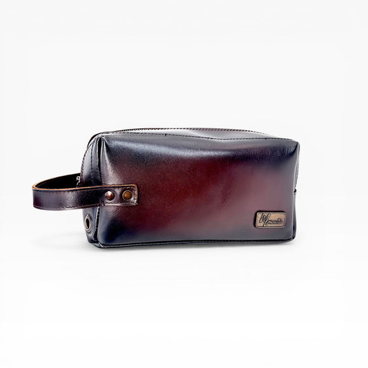 Neceser Piel Genuina Caballero Mod. España Sombreado Shedron