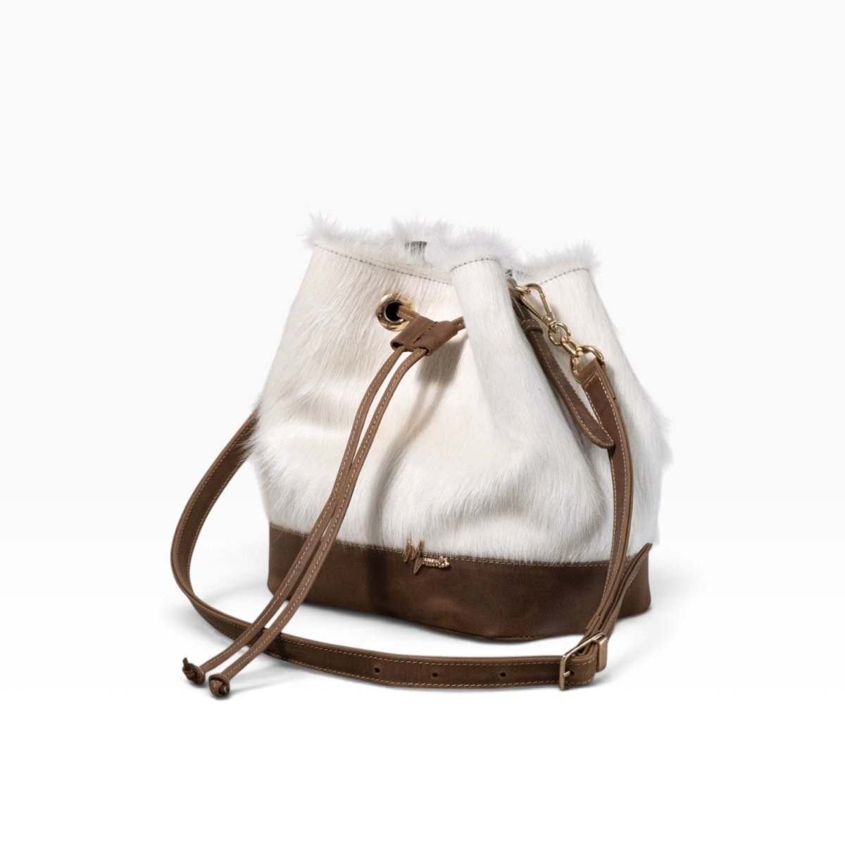 Bolso Dama Irlanda Pelo Blanco Cuero Bovino Premium - MosvartiBolso Dama Irlanda Pelo Blanco Cuero Bovino Premium