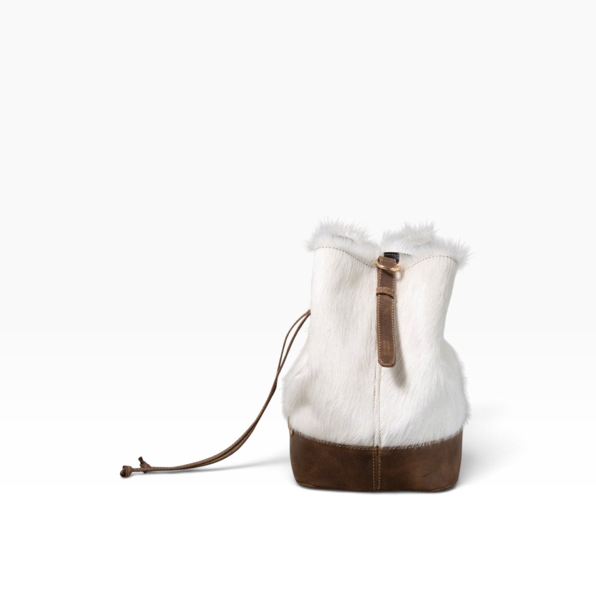 Bolso Dama Irlanda Pelo Blanco Cuero Bovino Premium - MosvartiBolso Dama Irlanda Pelo Blanco Cuero Bovino Premium