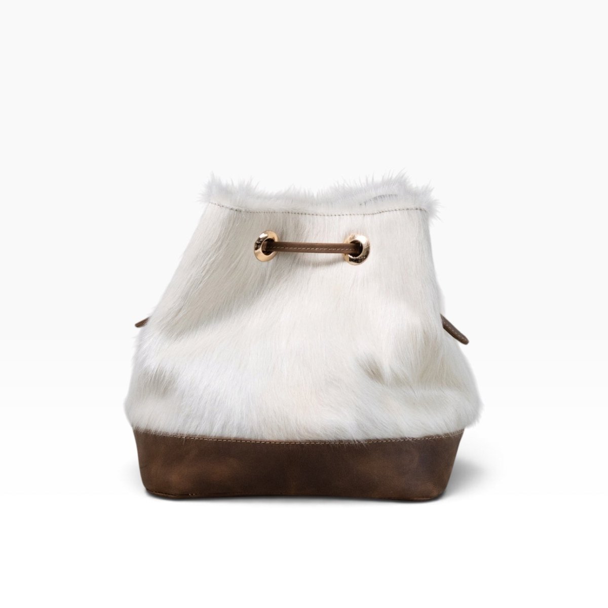 Bolso Dama Irlanda Pelo Blanco Cuero Bovino Premium - MosvartiBolso Dama Irlanda Pelo Blanco Cuero Bovino Premium